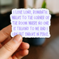 Eat Snacks in Peace 3" Vinyl Sticker